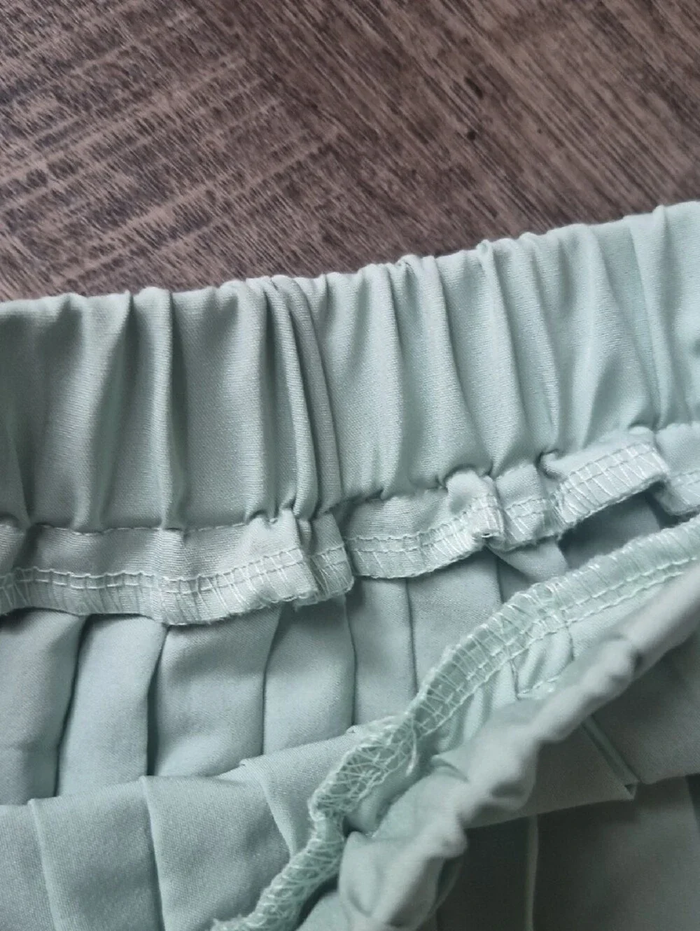 Pleated Midi Skirt in Light Mint Green 10 Kids Girls